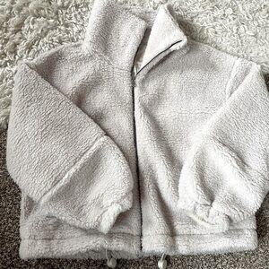 Women’s oversized teddy lululemon zip up